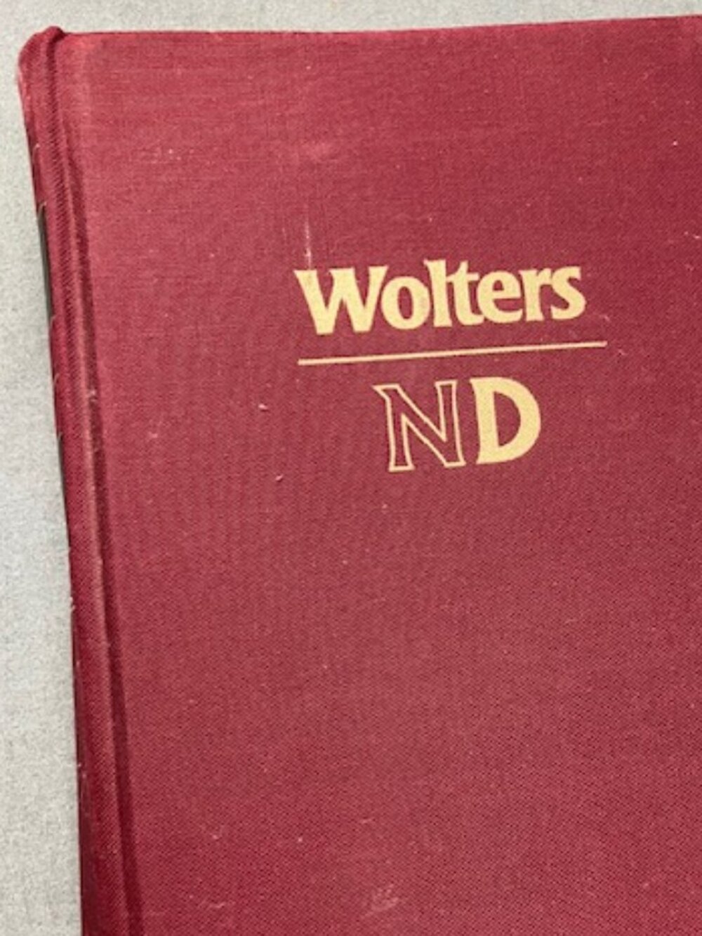 Dutch language Dictionary Wolters' Woordenboek Nederlands Duits